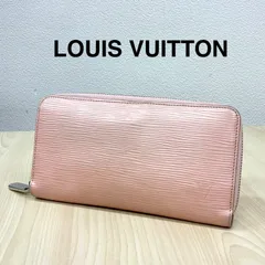 【ルイヴィトン LOUIS VUITTON】ジッピーウォレット エピ ローズナクレ M61374 CA3125 ラウンドファスナー長財布 レザー 小物 ライトピンク レディース