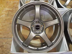 ★5本スポーク★17インチ7.5J+40 5H100 新品 人気 軽量 クロススピード ハイパーエディション CR5 ブロンズ ホイール1台分 CT200h カローラスポーツ ツーリング セリカ プリウス 86 BRZ インプレッサ フォレスター レガシィのサムネイル