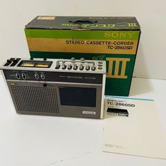 39 SONY TC-2860SD ソニー カセット デンスケ typeⅢ ジャンク 送料