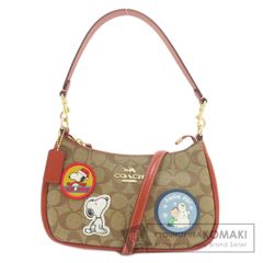 so-1706) COACH スヌーピー ショルダーバッグ - メルカリ
