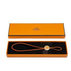 箱付】HERMES エルメス セリエ チャーム ストラップ ブラック シルバー