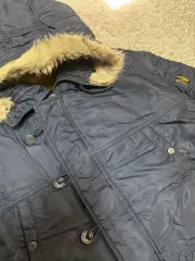 M Abercrombie & Fitch マウンテンパーカー ジャケット ネイビー