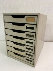 A4 昭和レトロ OS LETTERCASE 5段 引き出し レターケース - メルカリ