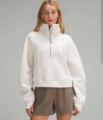 lululemonルルレモンリブ編みソフトストリーム クロップドジャケット