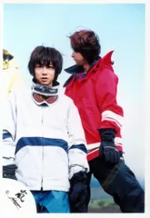 嵐 00年 カレンダー撮影ハワイ 大野智/相葉雅紀 公式写真 *1枚