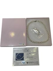 彩美池蝶真珠3点セット ネックレス イヤリング 鑑定書有り - メルカリ