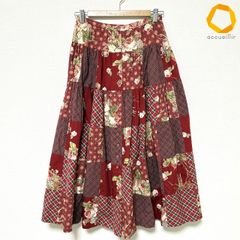 希少】ワンダフルワールド スカート 和柄 犬柄 レトロ カネコイサオ 