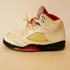 NIKE / AIR JORDAN 5 RETRO FIRE-RED 28.5