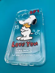 iPhone13 mini  13Promax スヌーピー クリアケース ソフトケース 透明 TPU かわいいのサムネイル