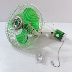 美品 昭和レトロ可愛い緑 東芝扇風機 D-30D31G TOSHIBA ▽当時物