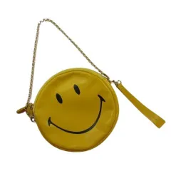 ドゥーズィエムクラス DEUXIEME CLASSE GOOD GRIEF! スマイル ポーチ SMILE イエロー系 3連 チェーン付き イエロー系 ポシェットのサムネイル