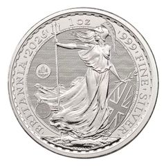 イギリス ロイヤルミント ブリタニア銀貨 1oz 香港privy 限定 純銀