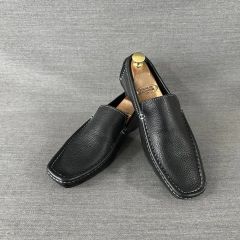 TOD'S トッズ ドライビングシューズ パンチングレザー パテントレザー