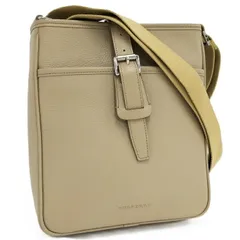BURBERRY ショルダーバッグ レザー ベージュ