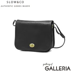 SLOW ショルダーバッグ レディース メンズ 斜めがけバッグ ブランド スロウ バッグ 斜めがけ 大人 本革 革 レザー ショルダー ポシェット ミニショルダー ミニ Bono Flap Width Shoulder Bag 49S301K BLACKのサムネイル