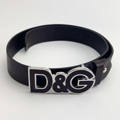 D & Gドルチェアンドガッバーナ ベルト エナメル ブラック 黒 銀 | Mercari