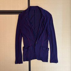 イタリア製ジャケット ジャケット 紺ブレ チョークストリーム ernesto 