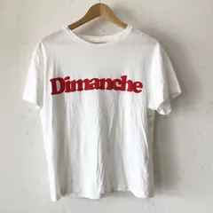 5227 MASTER&CO マスターアンドコー Dimanche プリント 半袖Tシャツ ホワイト サイズ1 レディース コットンのサムネイル