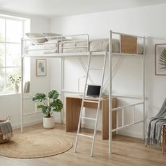 ニトリ ロフトベッド アルルN ホワイト WH/NA【※引き取り限定】 - メルカリ