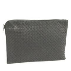 美品 BOTEGA VENETA ボッテガ イントレチャート エル字 クラッチ 