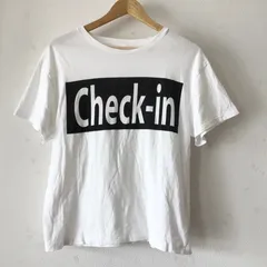5228 MASTER&CO マスターアンドコー Check-in プリント 半袖Tシャツ ホワイト サイズ表記なし レディース コットンのサムネイル