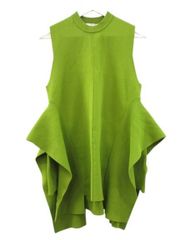 Mila Owen ミラオーウェン ペプラムニットベスト グリーン 美品 完売品 Mila Owen ミラオーウェン ペプラムニットベスト グリーン 美品 完売品