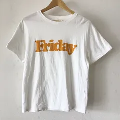 5226 MASTER&CO マスターアンドコー Week T-shirt Friday ロゴプリント 半袖Tシャツ ホワイト サイズ1 レディース コットンのサムネイル