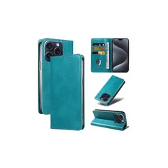 【新品】 QUEASON【iPhone 15Pro 用 ケース 手帳型】マグネット式 いphone15pro 用 ケース スタンド機能 iphone15pro 用 スマホケース カード収納 iphone15プロ 用 スマホケース 耐衝撃 落下防止 防塵（ライト