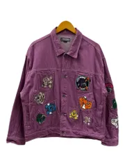 GALFY (ガルフィー) ｘMeetsAnswer ワークシャツ デニム地 大型犬 メニ―ポケット 124077 XL パープル メンズ/078のサムネイル