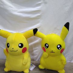 タグ付き マイピカチュウ 2匹セット オス＆メス ぬいぐるみ ポケモン