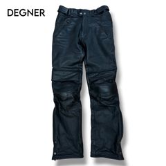 美品】DEGNER デグナー レザージャケット トラッカー XL 黒 チェック