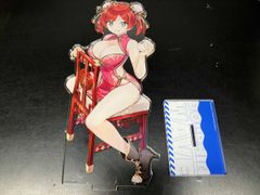 ドルフィンウェーブ 咲宮入華 特大アクリルスタンド 花蝶柄チャイナ