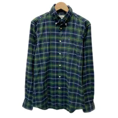 【中古】　Barbour　チェックシャツ　長袖　シャツ　トップス　ボタンダウン　胸ポケット　古着　/1582のサムネイル