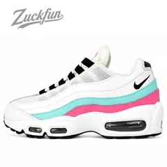 NIKE AIR MAX 95 WHITE BLACK AURORA GREEN PINK BLAST ナイキ エア マックス 95 ホワイト 白 ブラック 黒 グリーン ピンク 23.5cm レディース スニーカー U11235