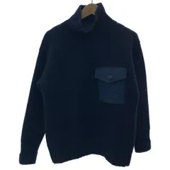 【中古】　Mountain Research　セーター　長袖　ニット　トップス　ハイネック　無地　切替　古着　/1585のサムネイル