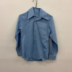 Y644 TownCraft JCPenney 長袖シャツ XS相当 青 タウンクラフト ジェイシーペニー 古着卸 アメリカ仕入のサムネイル