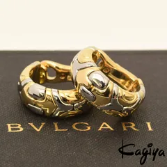 BVLGARI ブルガリ アルべアーレ 750 イヤリング 23.7g K18 レディース ゴールド コンビのサムネイル