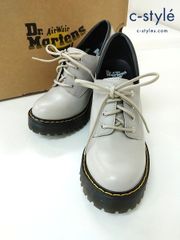 D273 [人気] Dr.Martens ドクターマーチン ブーティ UK4 グレー レザー 