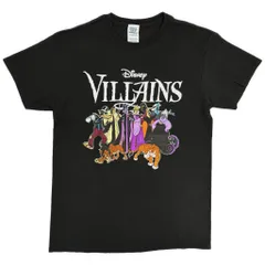 Disney VILLAINS ディズニー ヴィランズ 半袖Ｔシャツ キャラクター ブラック(メンズ M)中古 古着 Y1215