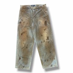 MAATEE&SONS シャンブレーワークパンツ ワークパンツ マーティーアンド