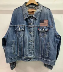 LEVI'S リーバイス Gジャン(デニムジャケット) 77717-4837 ボタン裏977 ブルー サイズ3X 製造地不明 コットン100%