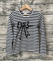 COMME des GARCONS GIRL ボーダー 長袖 ロンt カットソー - メルカリ