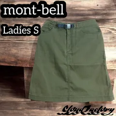 モンベル トラベルスカート レディースS ダークオリーブ mont-bell コアスパン 台形のサムネイル