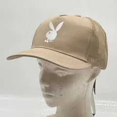KO4208□PLAY BOY メッシュ キャップ ベージュ 未使用タグ付きのサムネイル