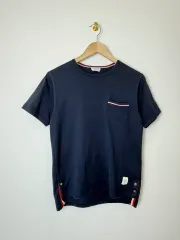 トム・ブラウン 半袖Tシャツ ネイビーのサムネイル