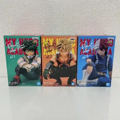 新品未開封 僕のヒーローアカデミア Break time collection  緑谷出久　爆轟勝己 轟焦凍 フィギュア　3種