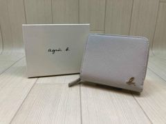 ☆ 箱有り Agnes b アニエスべー 二つ折り財布 グレー系 通年 - メルカリ