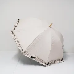 完全遮光日傘 untule アントゥーレ USED品 Sサイズ アイボリー フリル