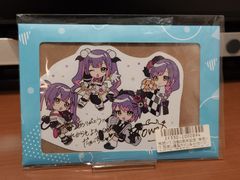 常闇トワ 活動2周年記念 箔押し複製サイン＆メッセージ入り ポスト