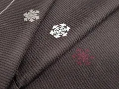 平和屋着物●小紋　雪花文　洗える着物　DABD9874udのサムネイル